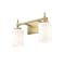 Z-Lite Cadoc 2 Light Vanity, 15in. W x 9in. H, Modern Gold 622-2V-MGLD - alternate 2